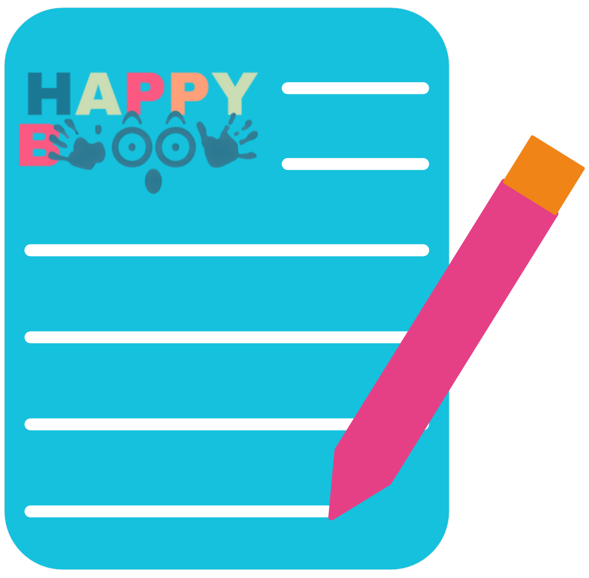 Happyboo inscription